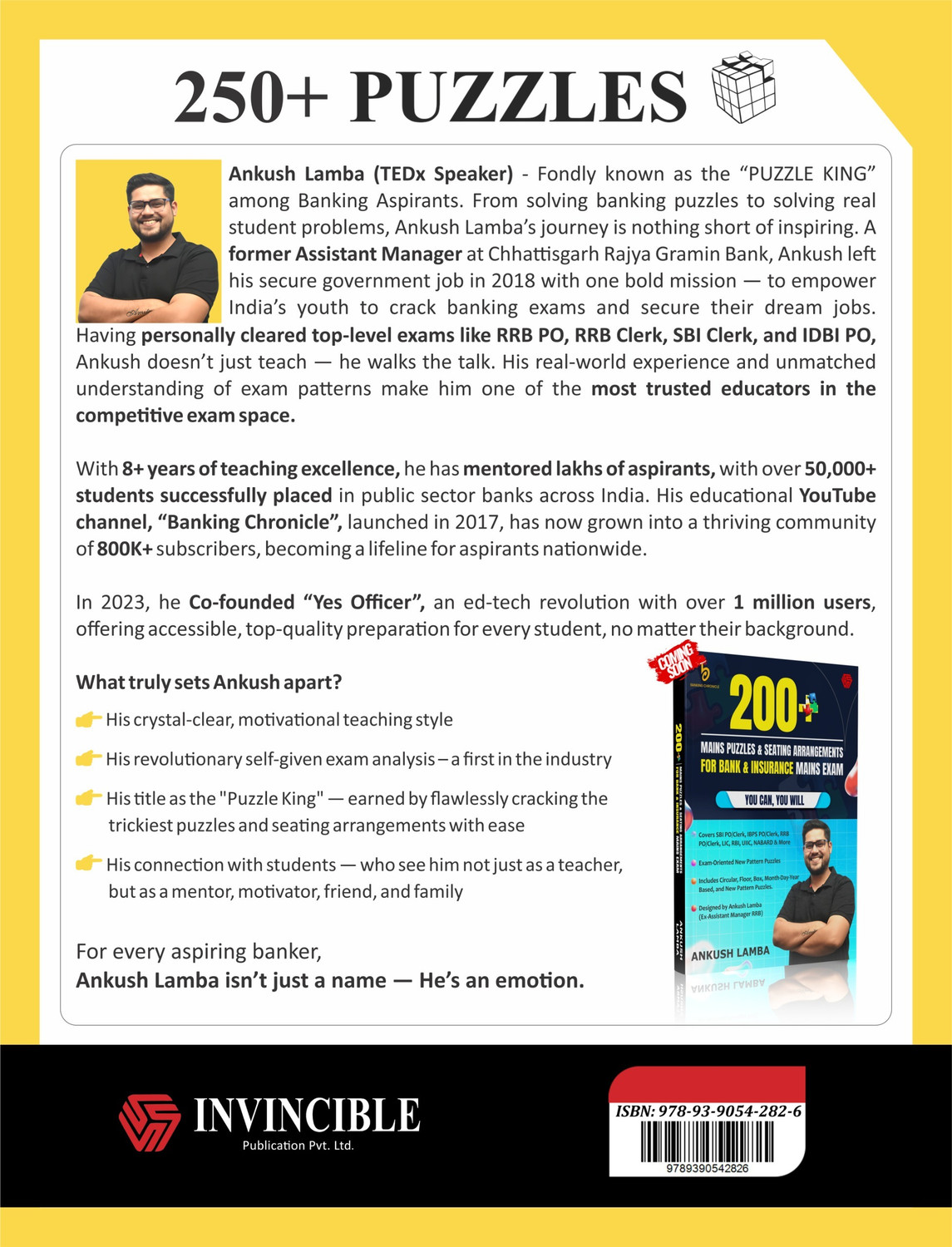 Image of 250+ Puzzles | Useful for Banking & Government Exams | IBPS,SBI,RBI, & others