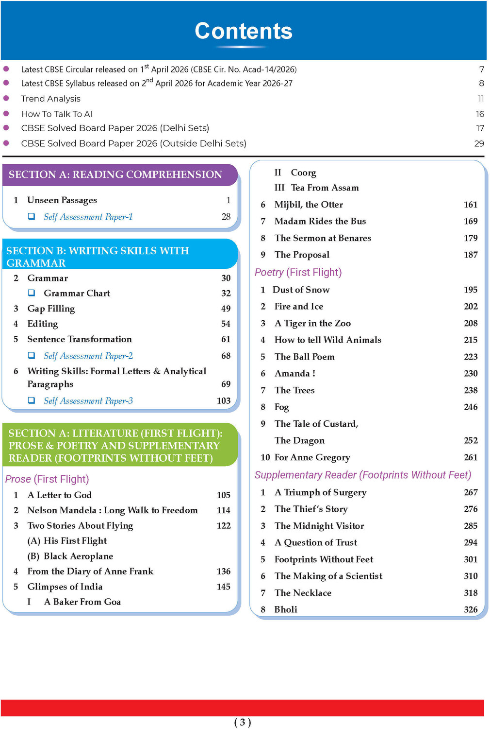 Image of CBSE Class 10 English Language & Literature Question Bank | Chapter & Topic-wise Solved Papers (2017 2026) | Based on Syllabus (April 2026) | Includes 2026 Papers | | For 2027 Exam