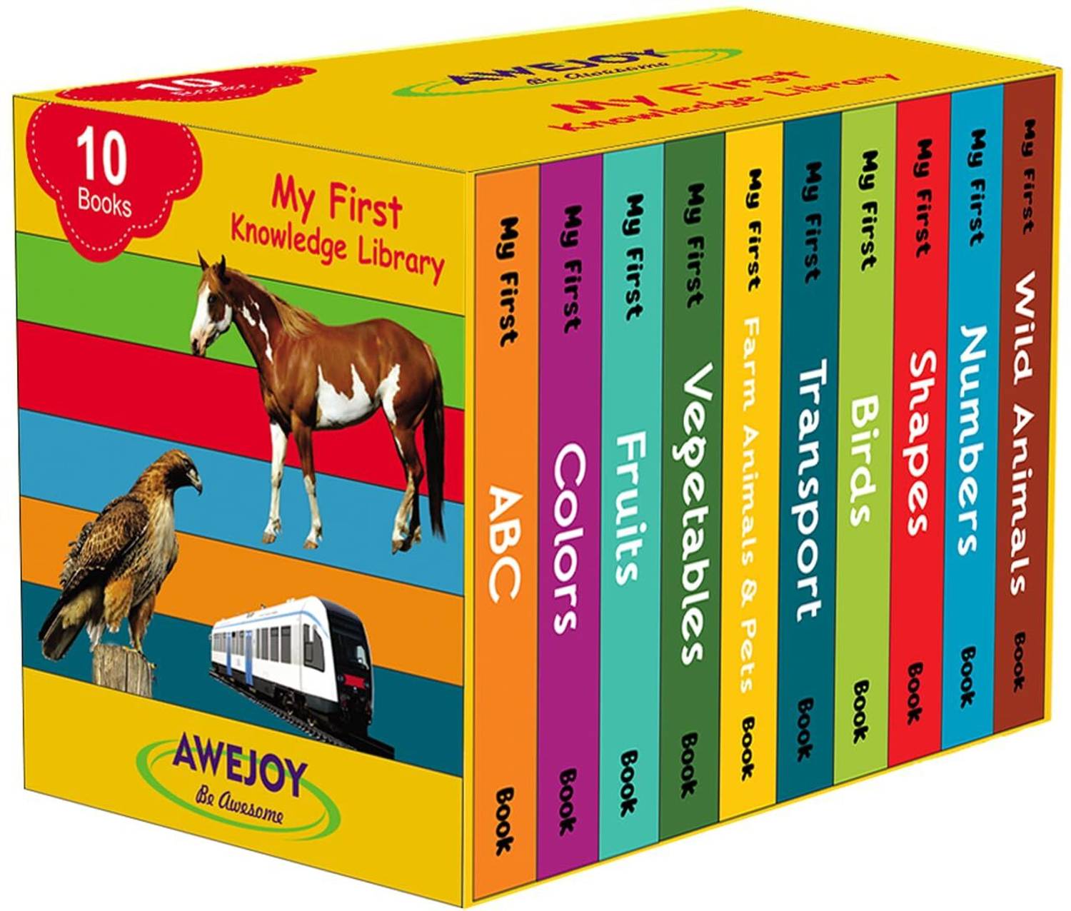 My First Knowledge Library - learning books for kids with 10 Dis