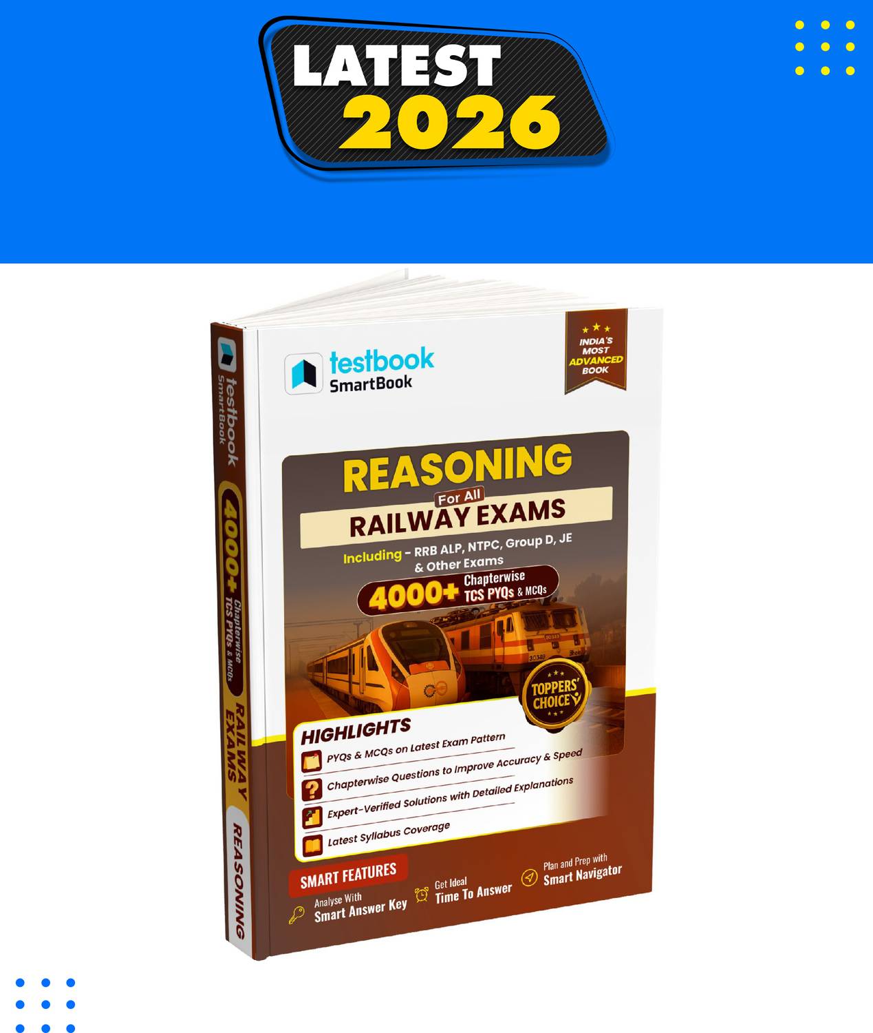 Railway: General Intelligence & Reasoning 3000+ MCQs English