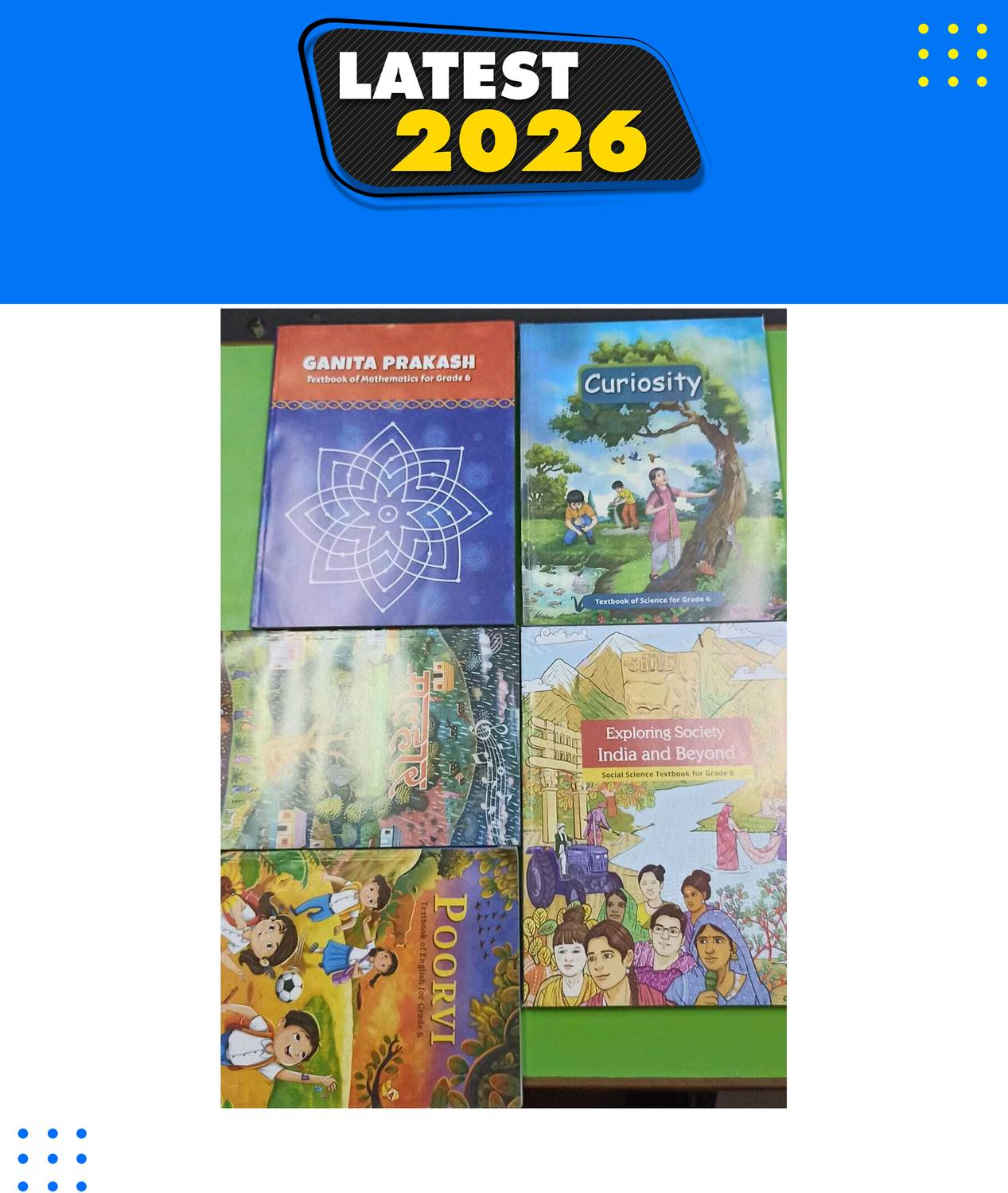 6th ncert set 5 books