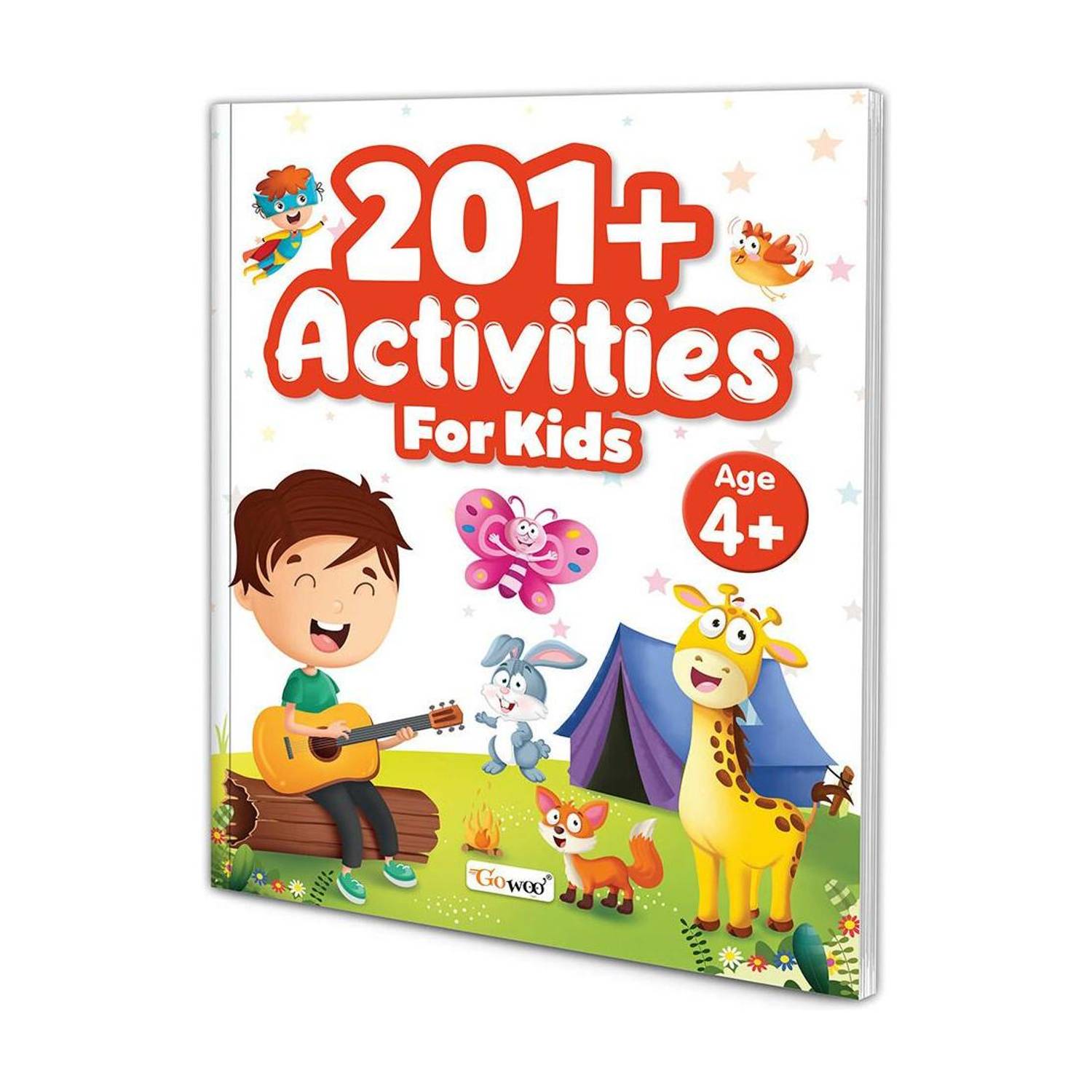 201+ Activity book for Kids - Age 4+ : Learning Activity for Kids, Activity Book For Children, Preschool learning workbook, Mazes, Spot the difference, Matching games, Patterns, Brain games, Hide and seek, Word search, Rhymes, Puzzle, All about me, Join the dots