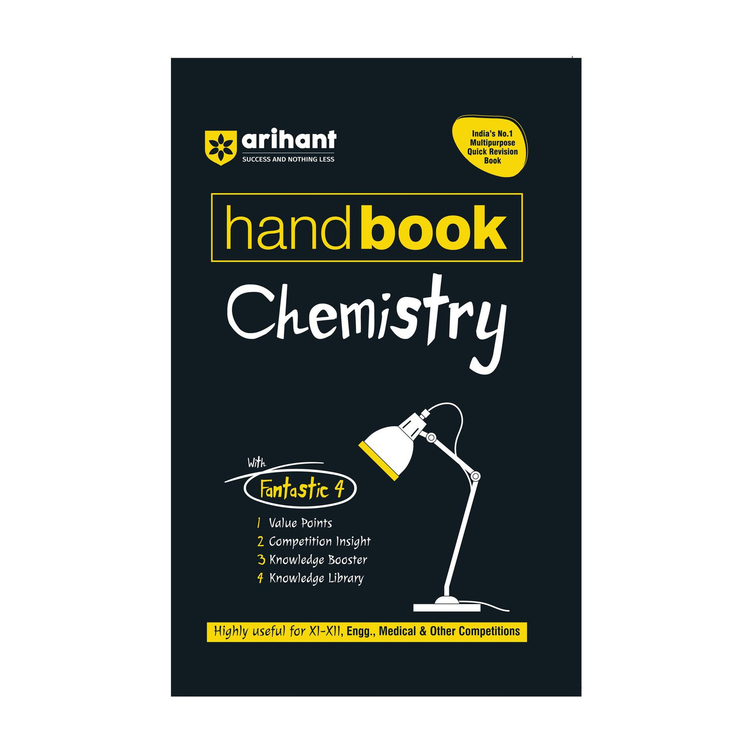 Image of Arihant Handbook Chemsitry For Class 11-12 | With Quick Revision Guide| Jee, Medical, CBSE, Engineering Entrance Exams 2026-2027 | With Value Points, Competition Insight, Knowledge Boosters, Knowledge Library | English Medium