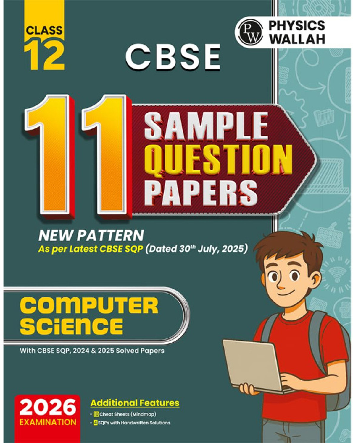 Image of PW CBSE 11 Sample Question Papers Class 12 Computer Science For 2026 Board Exam