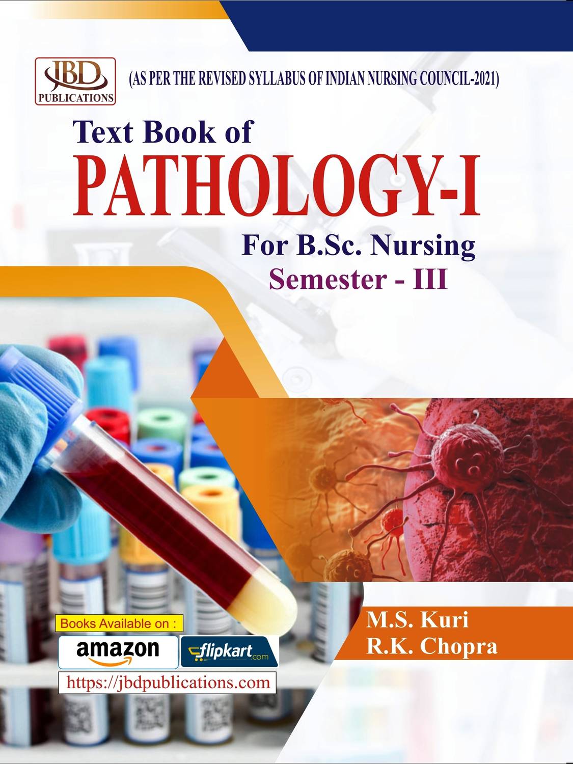 Text Book of PATHOLOGY-I For B.Sc. Nursing: Buy Text Book of