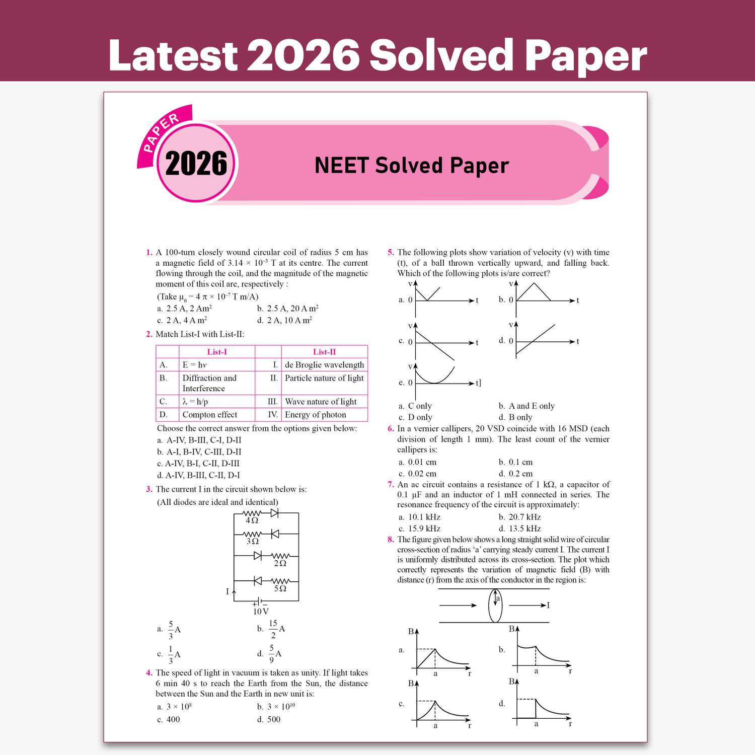 PW NEET PYQ 39 Years Physics For 2027 Exam - Image 3