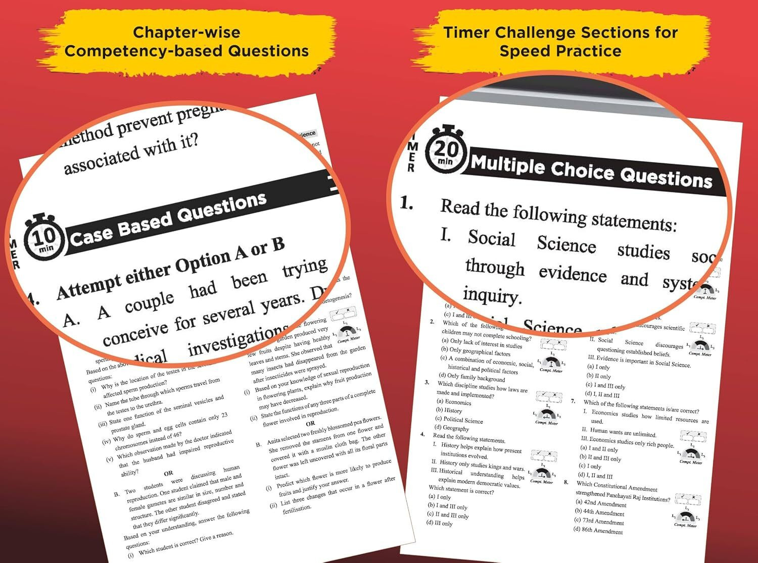 Image of TYQ - This Year Questions - CBSE Class 9 Chapter- wise Competency Questions for Boards 2027 Science, Mathematics, Social Science & English by Padhle Akshay