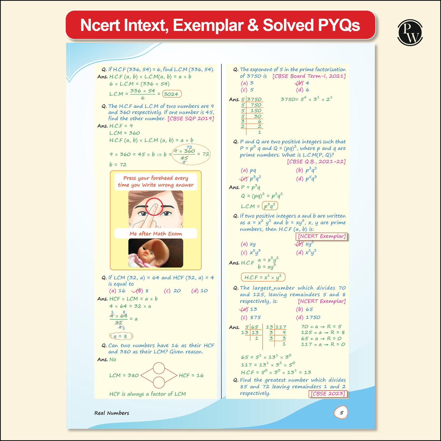 Image of PW Class 10 Maths Made Easy Handwritten Notes By Ritik Mishra For Board Exams
