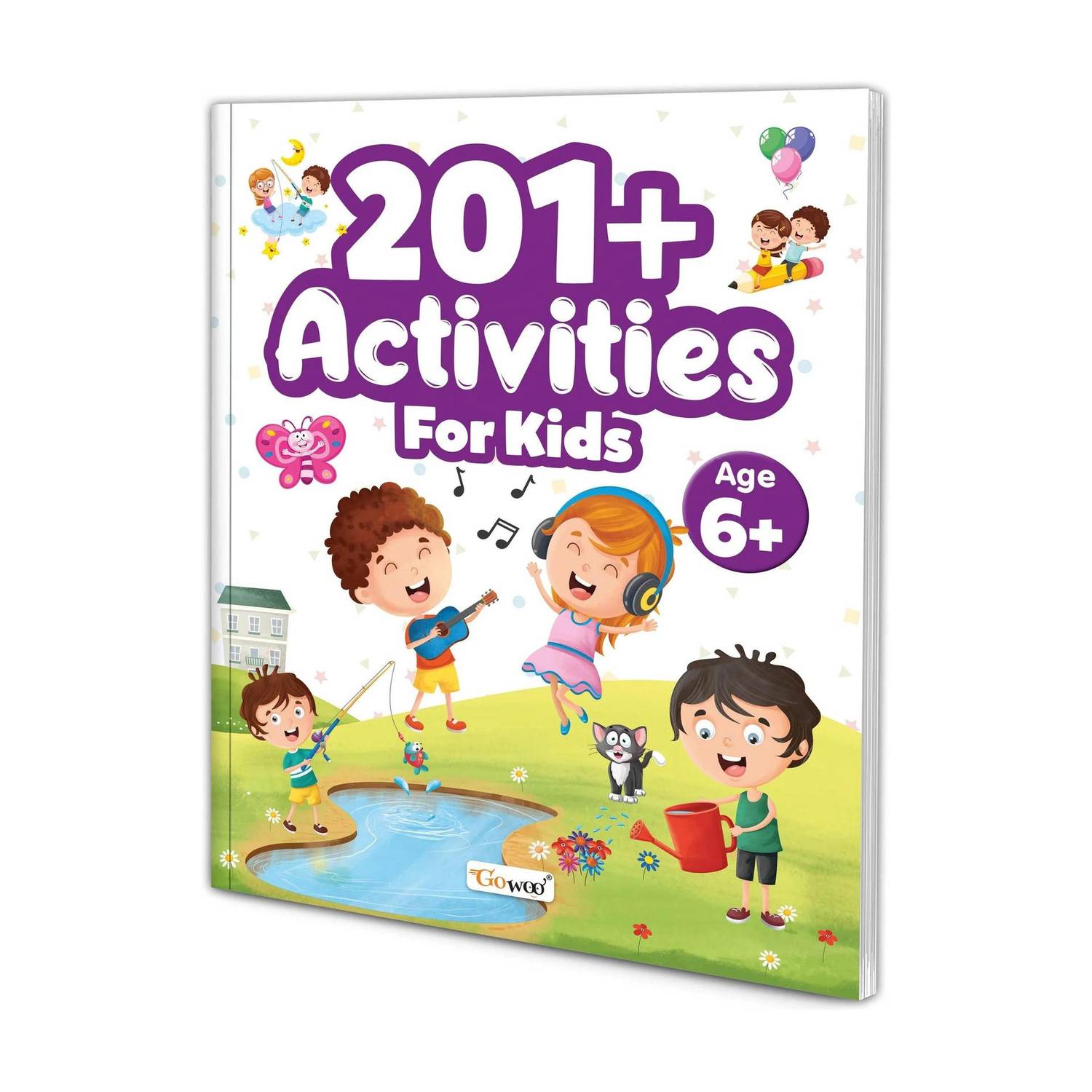 201+ Activities for Kids for Age 6+ : Kids activity learning book, Brain booster book, Activities for young minds, Educational activity book for kids, Mazes, Spot the differences, Matching games, Patterns, Brain games, Hide and seek, Word search, Rhymes, Puzzle, All about me, Join the dots.