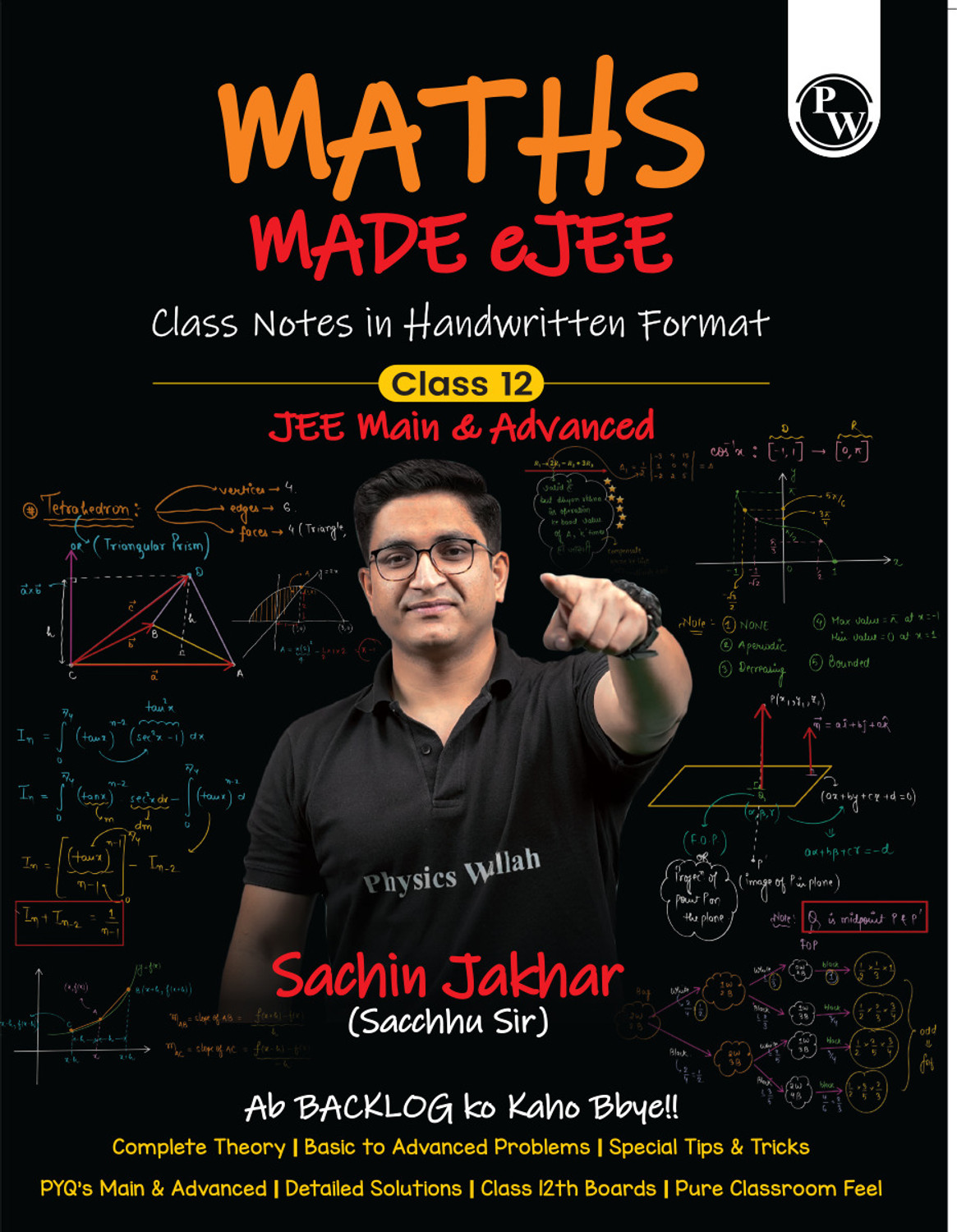 Image of PW Maths Made EJEE Class 12 Handwritten Notes By Sachin Jakhar For JEE Exams