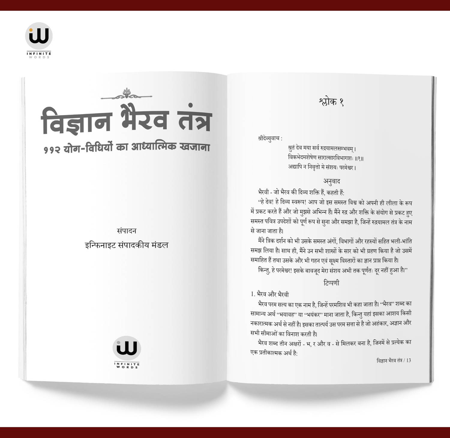 Infinite Words Vigyan Bhairav Tantra Book in Hindi - Image 5