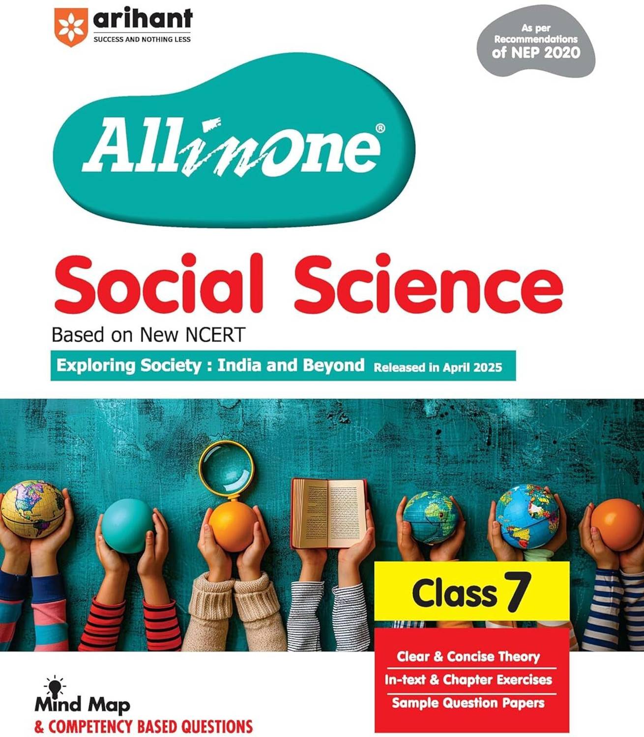 (Old Edition) All in One Social Science Class 7 for CBSE Exam 2025-26| Latest NCERT-Based Book | Full Syllabus Coverage with Chapterwise Theory, Grammar, Writing, Practice & Sample Papers