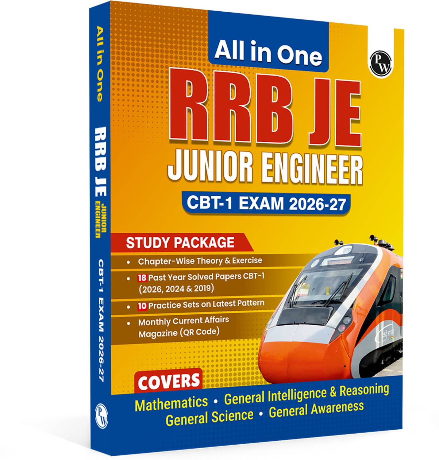 PW All in One RRB JE CBT 1 Book 2026-27 with 18 PYQs