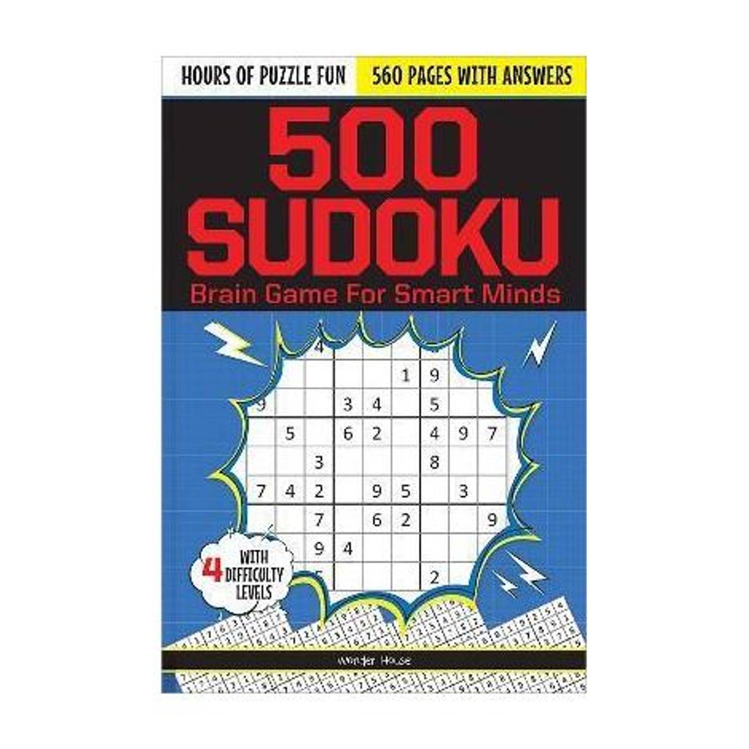 500 Sudoku Brain Game for Smart Minds