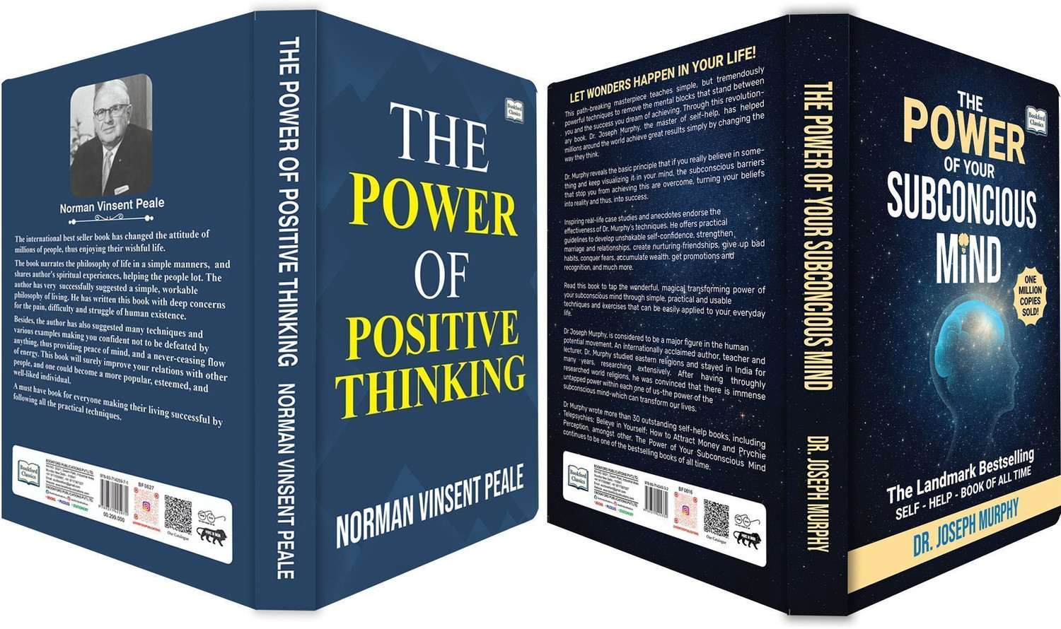 Image of The Power of Positive Thinking + The Power of Your Subconscious Mind (Set of 2)