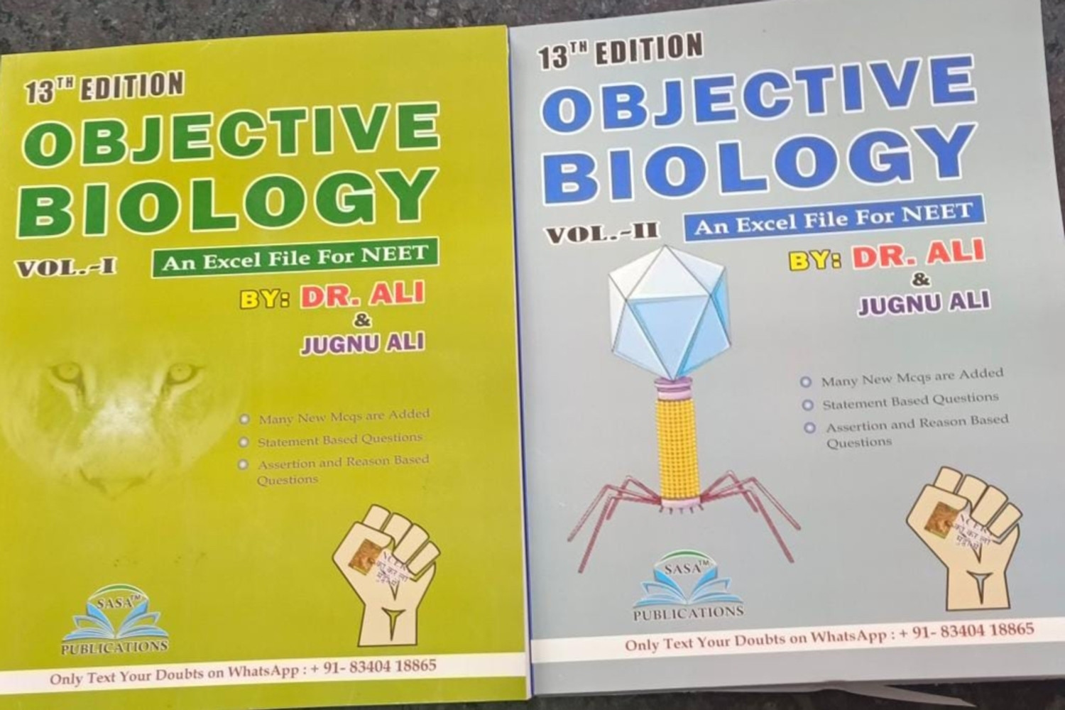 Image of Dr. Ali Objective Biology for NEET 2025 (13th Edition) (Set of 2 Books)
