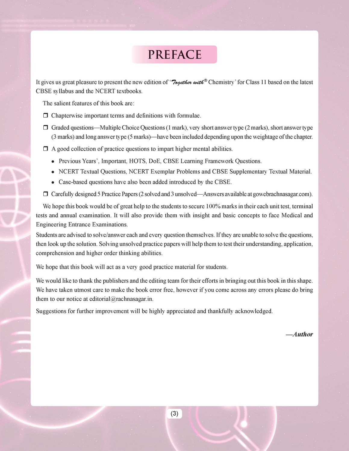 Image of Together with 100 Plus Prep CBSE Question Bank for Class 11 Chemistry 2026-27 edition |With Solved Practice Papers, Constructed Response Type Questions & Solved Examination Paper 2026