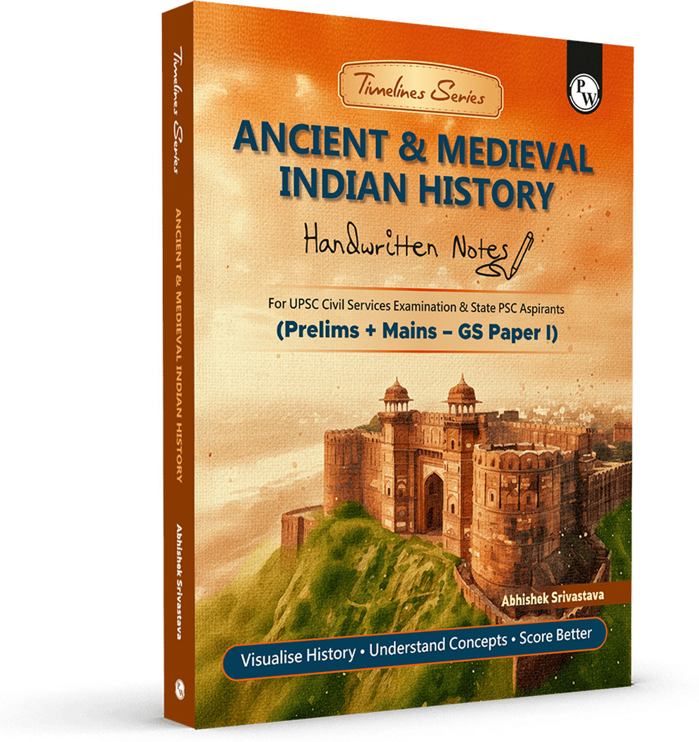 Image of PW UPSC Prelims & Mains-GS Paper 1 Ancient & Medieval Indian History Handwritten Notes By Abhishek Sir
