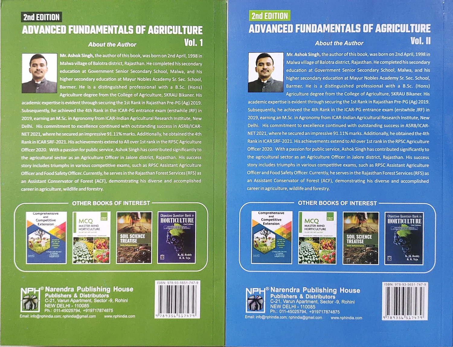 Image of ADVANCED FUNDAMENTALS OF AGRICULTURE VOL-1 & 2 (2nd Edition, Oct,2025)