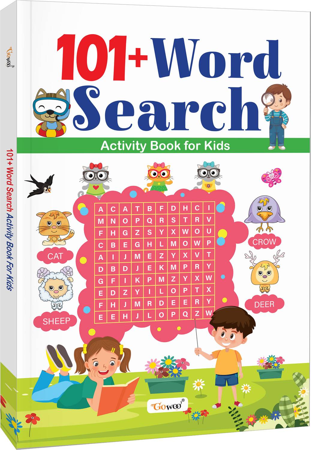 101+ Word Search Activity Book for Kids : Children's Learning Book , Interactive Learning Book , Fun Activity Book , Educational Puzzles for Kids