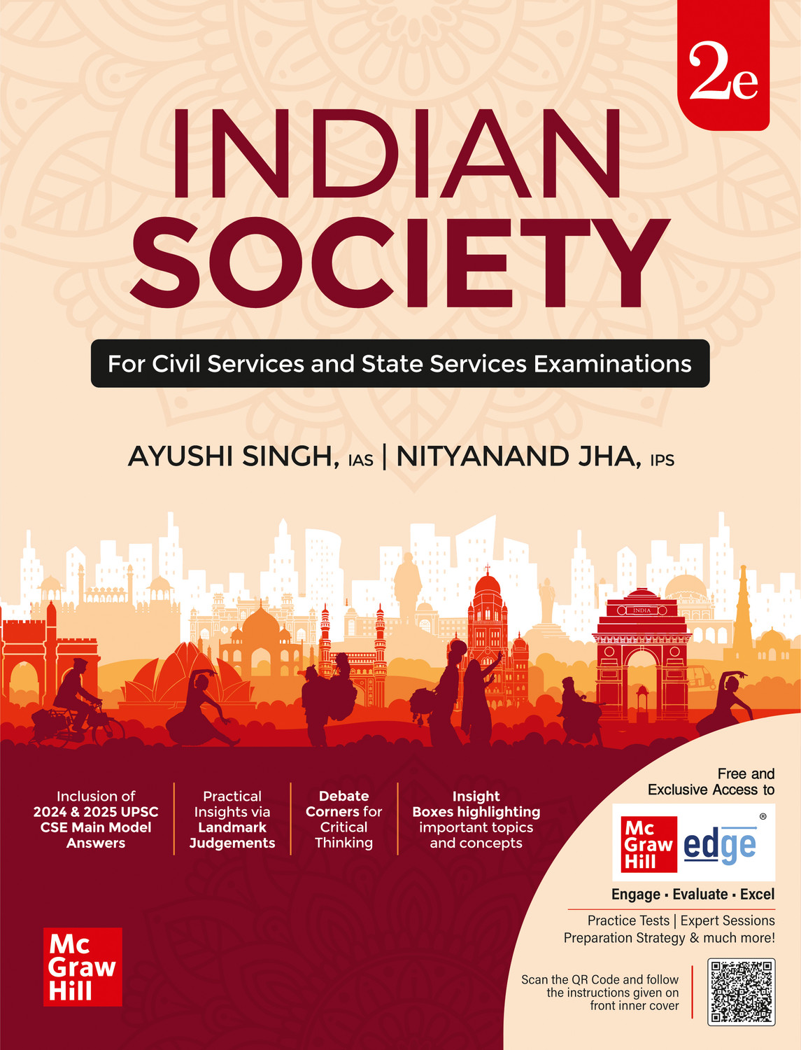Image of Indian Society, 2e for UPSC CSE 2026 by Ayushi Singh (IAS) & Nityanand Jha (IPS) | Chapter-end compilation of UPSC CSE Mains PYQs (Inclusive of UPSC CSE 2024 & 2025 Mains answers) | Insight boxes for important topics | Landmark Judgements | Debate Corner for Critical Thinking