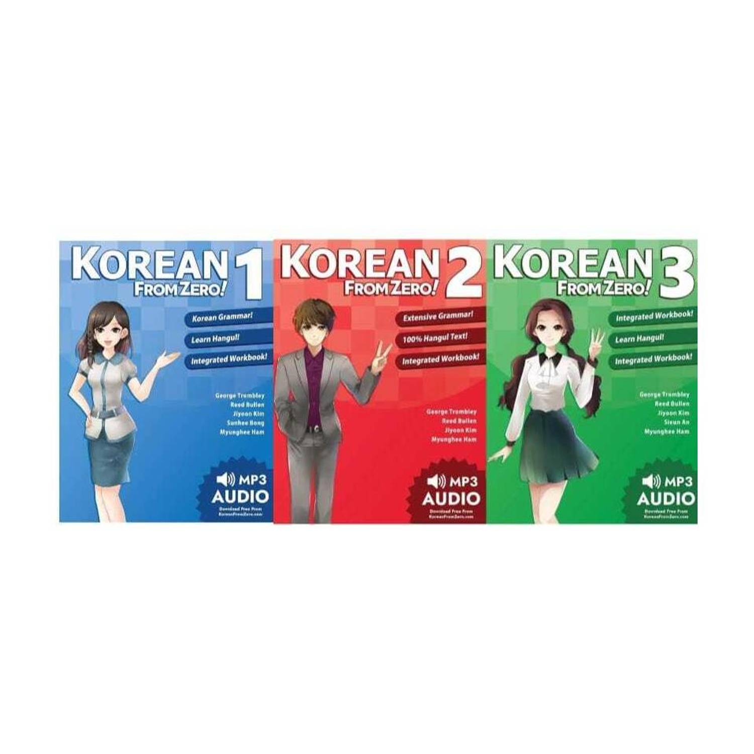 korean from zero 1,2 and 3: Buy korean from zero 1,2 and 3 by