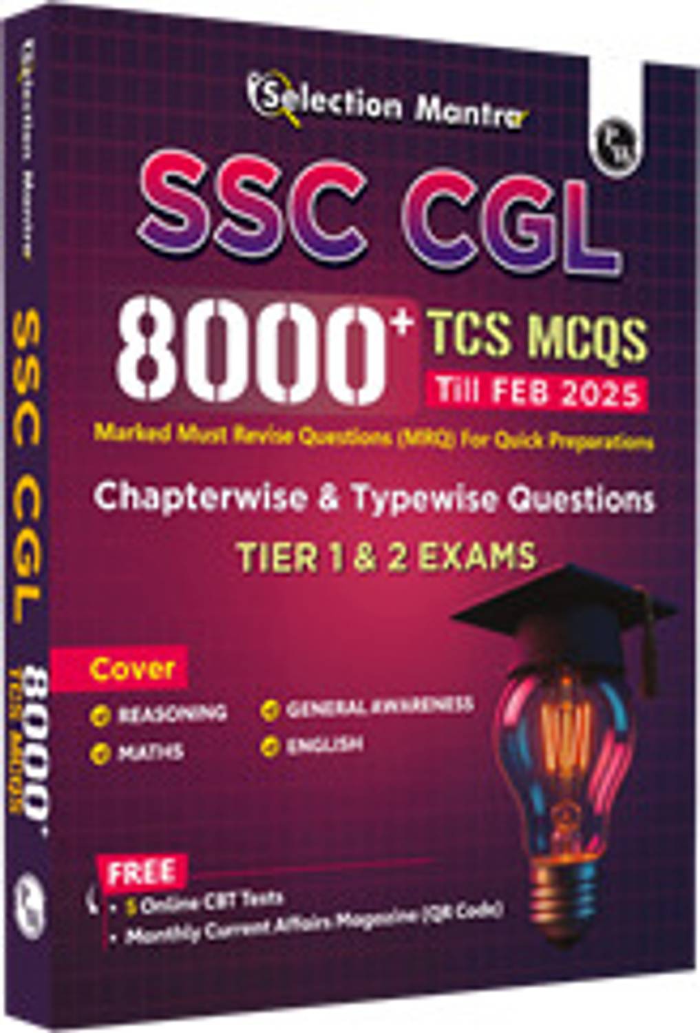 PW Selection Mantra For SSC CGL Tier 1 & 2 Exams 8000+ TCS MCQs