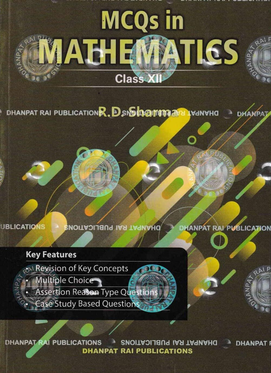 Image of Mathematics Class 12 Complete Set Volume 1, 2 With MCQs - By R.D. Sharma (Examination 2026-27)