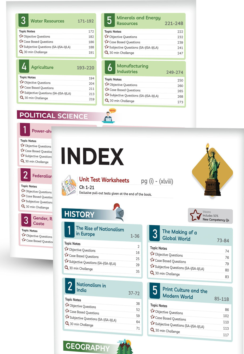 Image of Educart CBSE Class 10 Social Science (SST) Question Bank 2026-27 | Chapterwise, Case-Based & Competency-Based Qs | Unit Test Worksheets, Notes & Visuals | NCERT Based CBSE 2027 - Class 10 Question Bank 2027