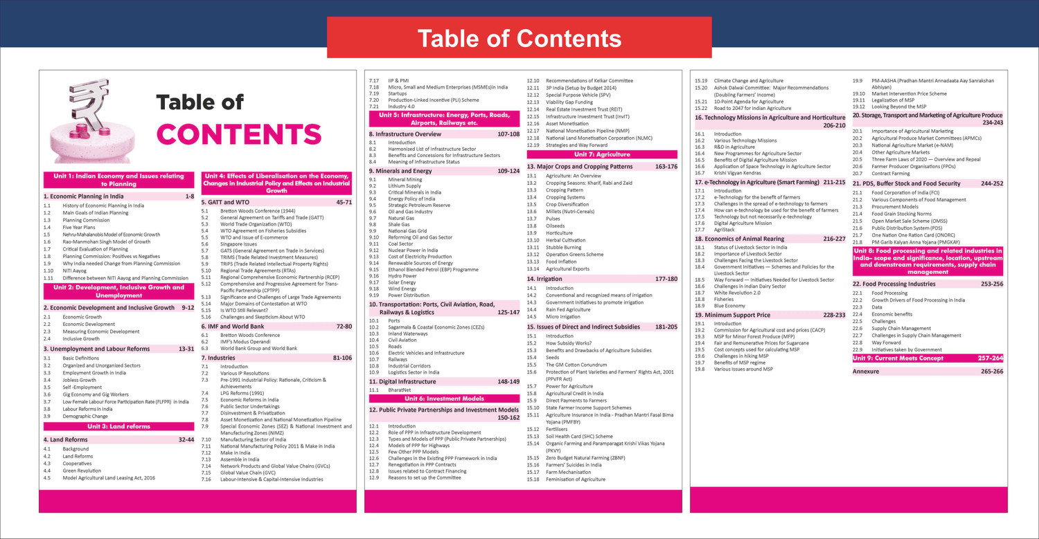 Image of Disha Indian Economic Development Simplified for UPSC & State PSC Civil Services Exams | 2 color Economy Book Powered with Infographics, Mindmaps, Pictures & Tables