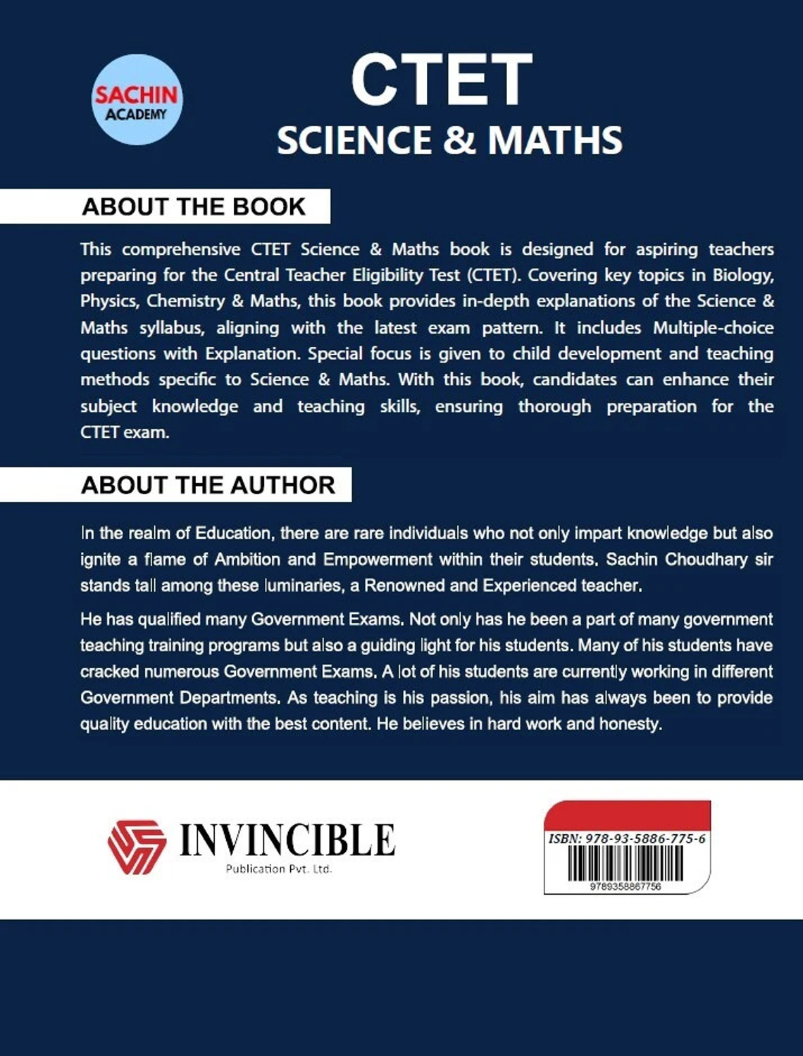 Image of Ctet Paper -2 | Science & Maths
