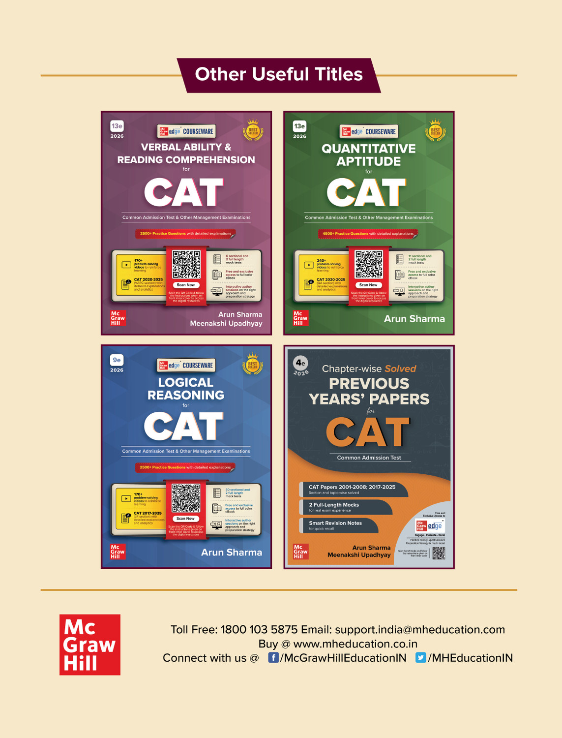 Image of Data Interpretation, 10e for CAT 2026 by Arun Sharma | 2500+ Practice Questions | Solved PYQs (2017-2025) | 120+ Problem Solving Videos | 43 DI Sectional & Mock Tests | DI book | MBA