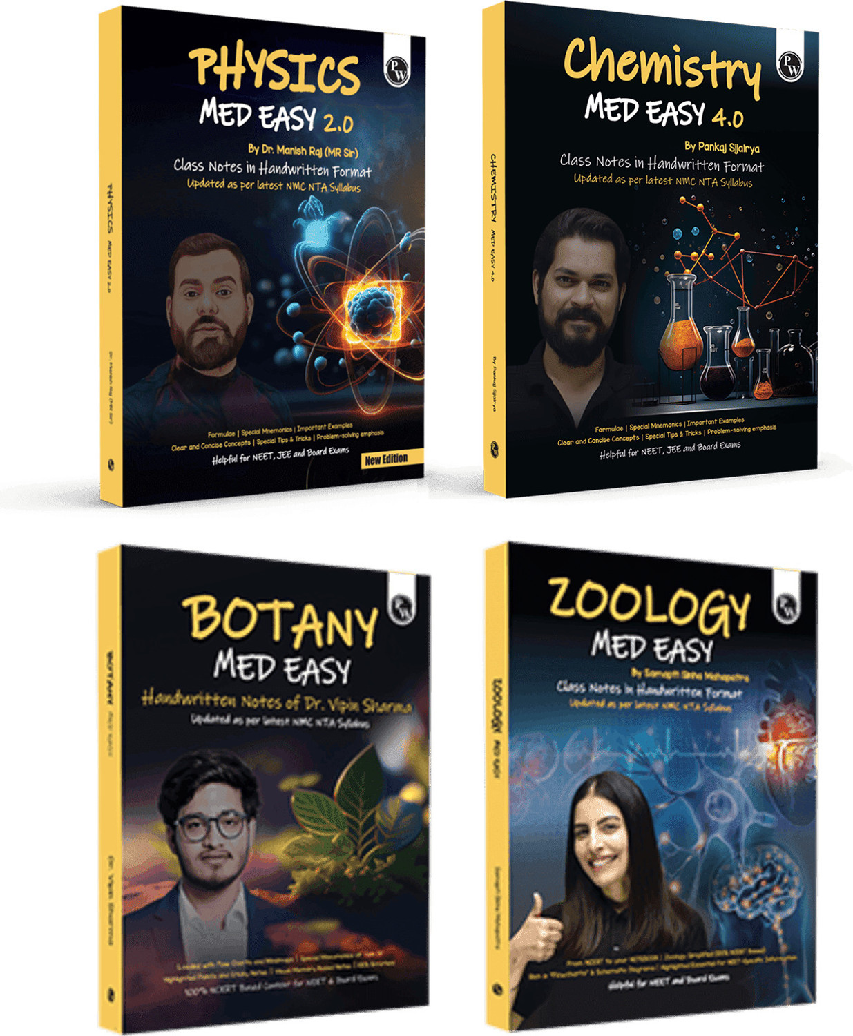 Image of Chemistry, Physics, Botany And Zoology Med Easy Combo (Marathi, Paperback, Kumar Vinod)