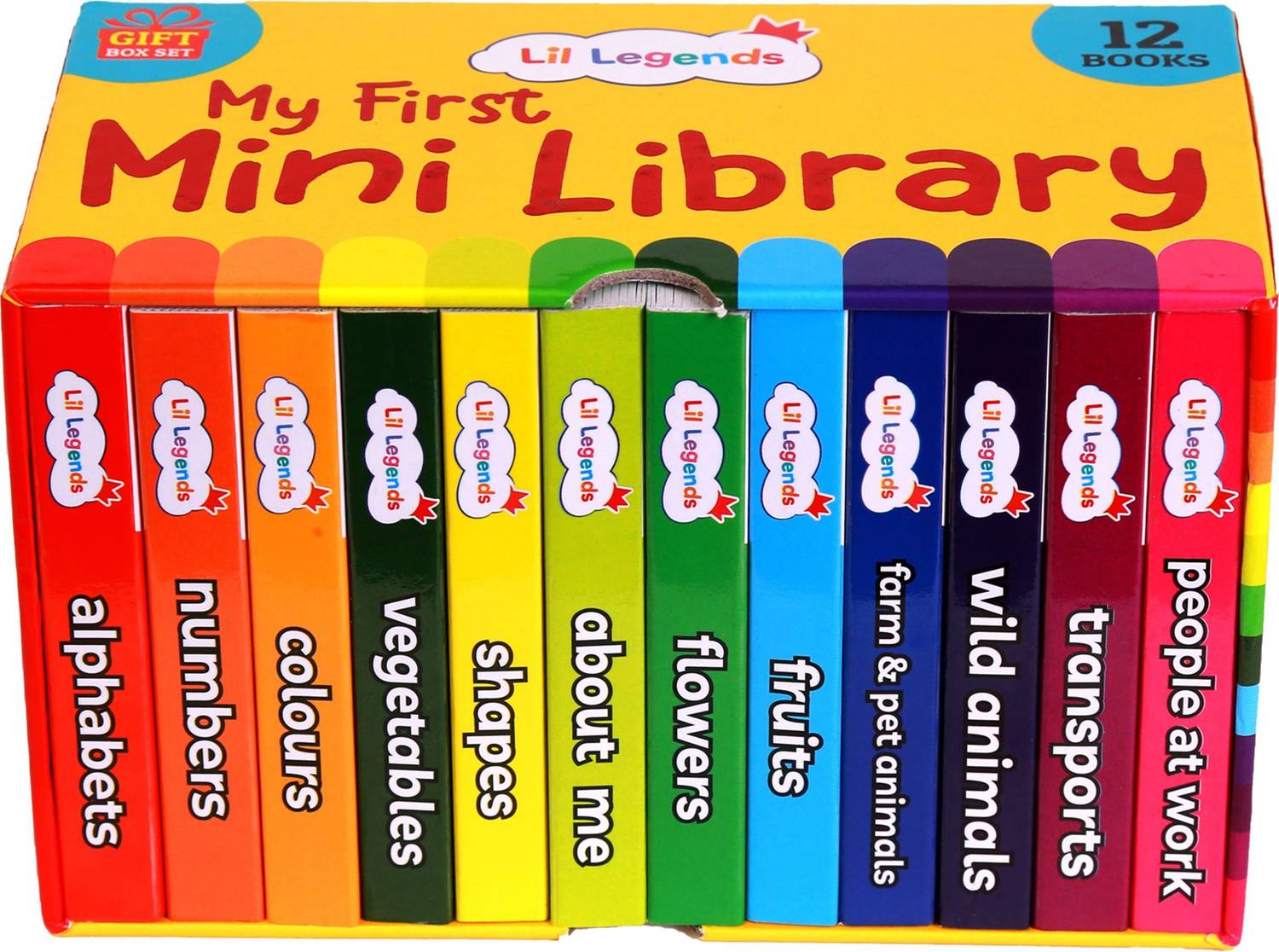 Lil Legends Little Library, Box Set, Volume 1- 12 Books - Alphabet