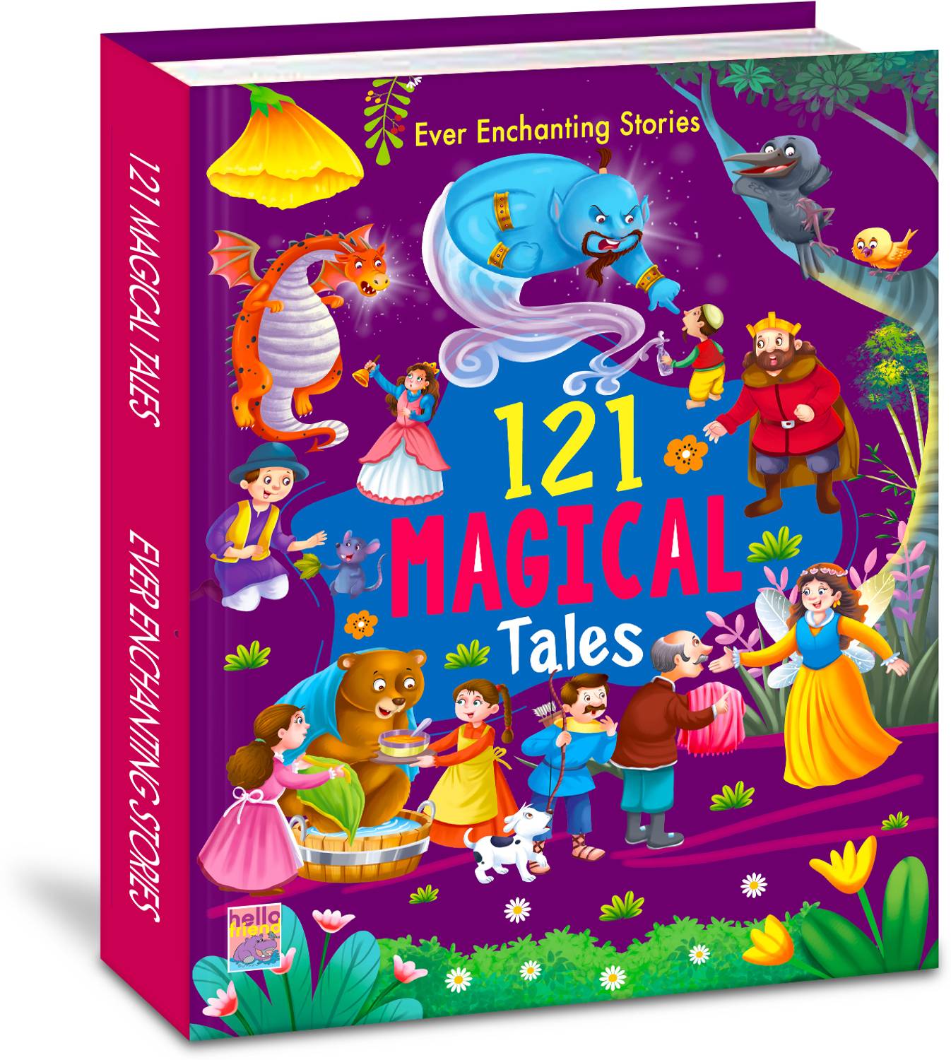 121 MAGICAL TALES BOOK 64PP (Edition01) - Illustrated Story Books for Kids and Childrens - Bedtime Magical Short Stories with Colourful Pictures in English - Ages 3+ Years