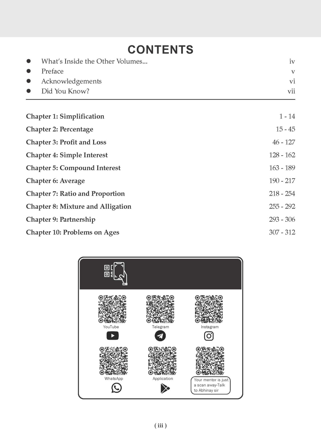 Image of Abhinay Maths Selection Book Vol. 3 | Bilingual Workbook for SSC CGL, CHSL, CAPF & All Govt Exams | Concept Based Questions with Video Solutions | Arithmetic Part I (For Exam)