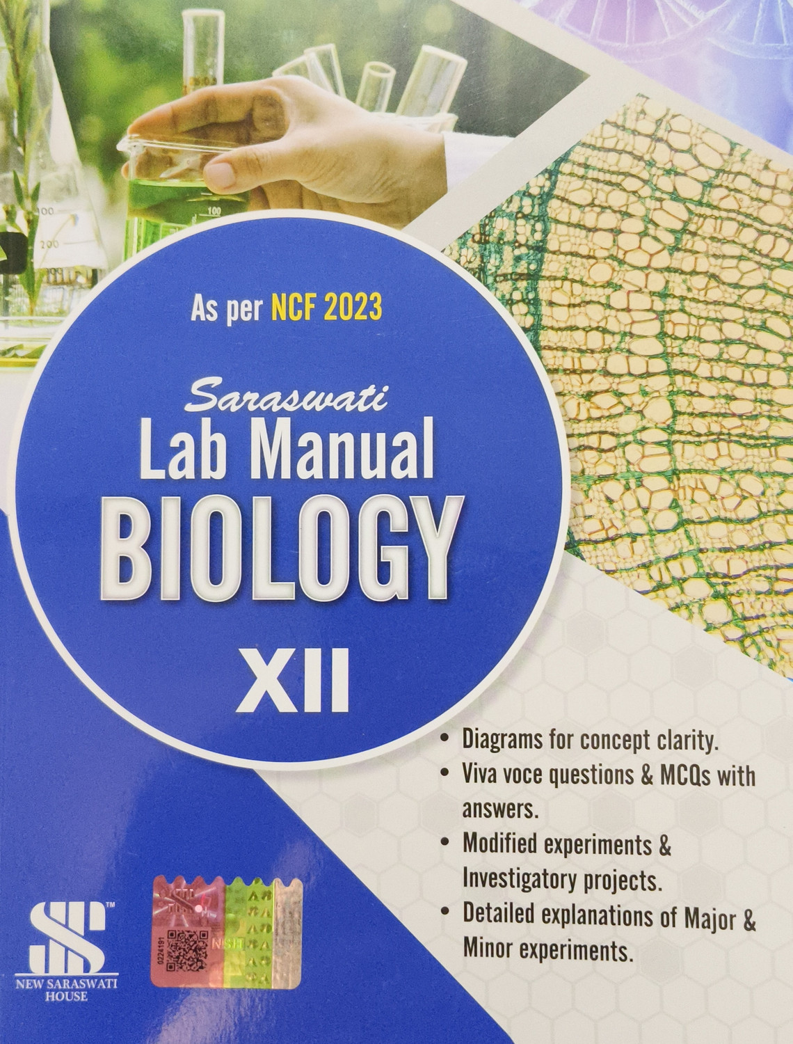 Image of Saraswati Lab Manual Biology 12 (Hardbound)
