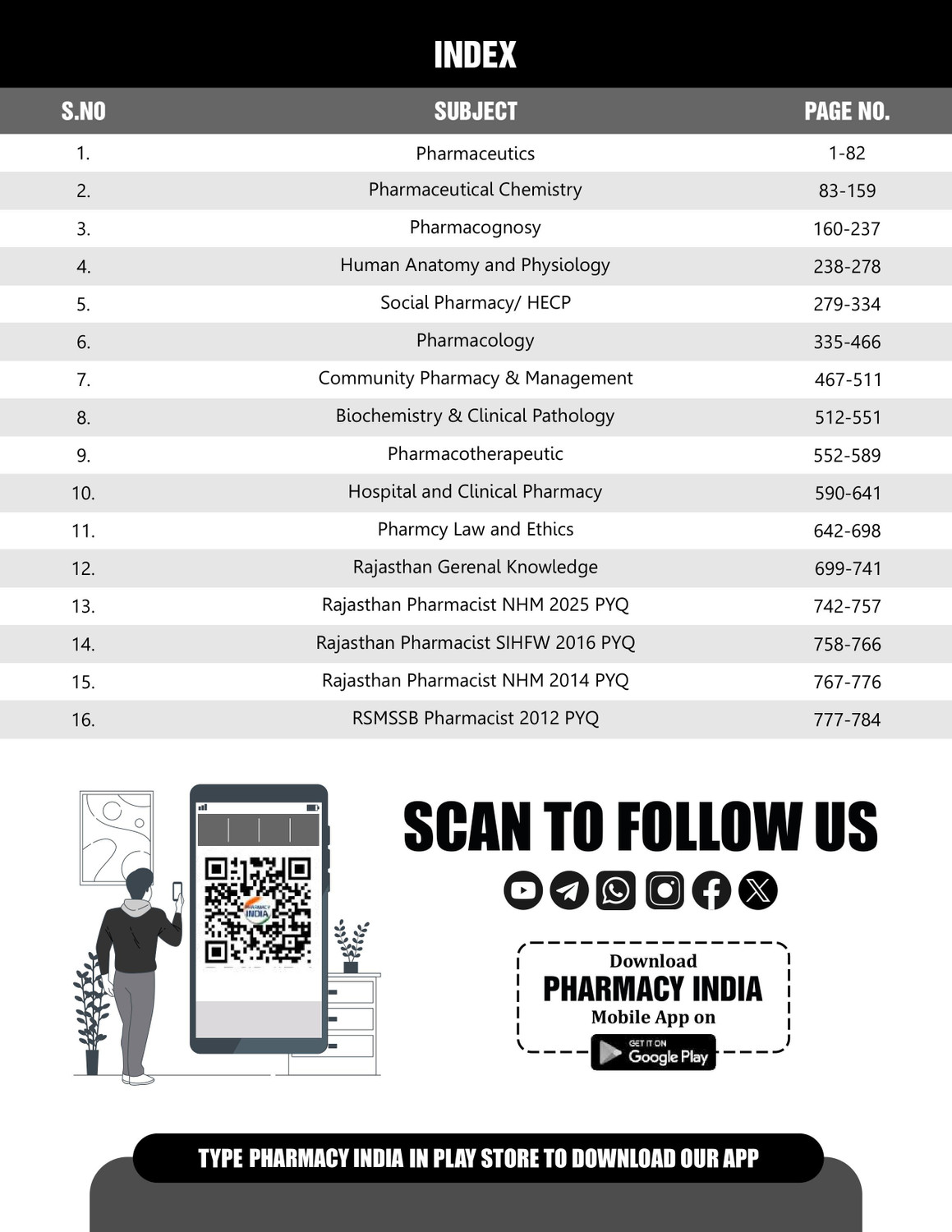 Image of Rajasthan Pharmacist Objective Bilingual (English + Hindi) Book for Govt. Pharmacist Exams