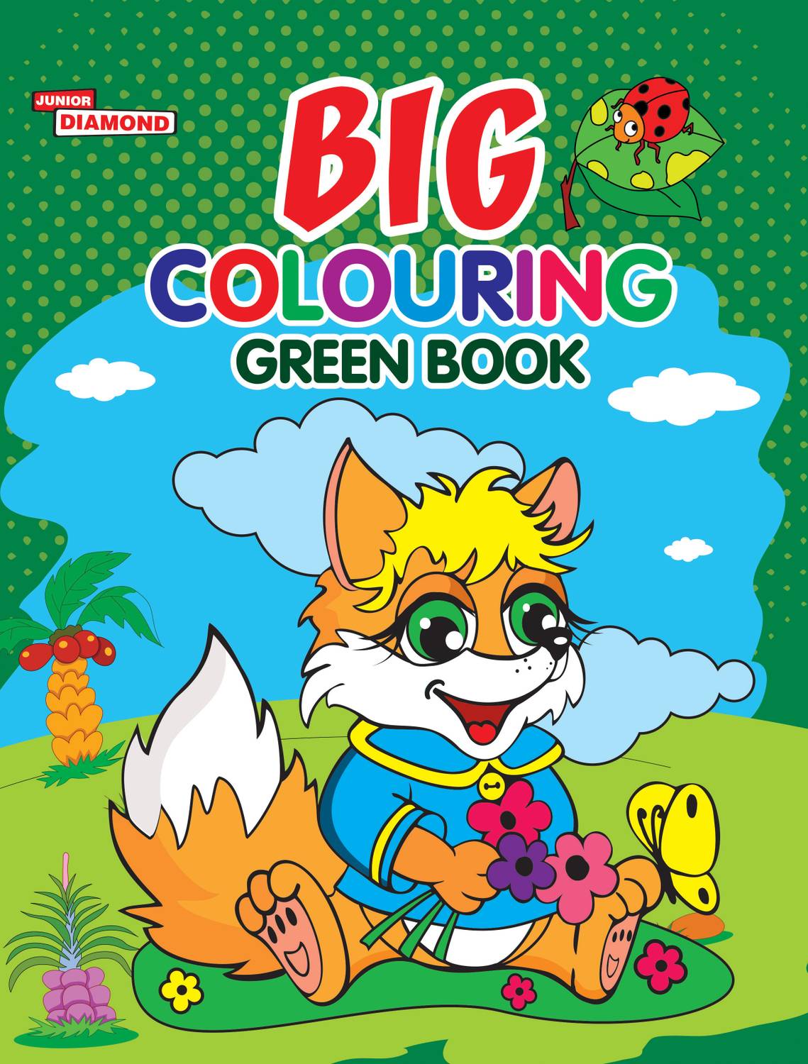 Big Colouring Green Book for 5 to 9 Years Old Kids| Fun Activity and Colouring Book for Children