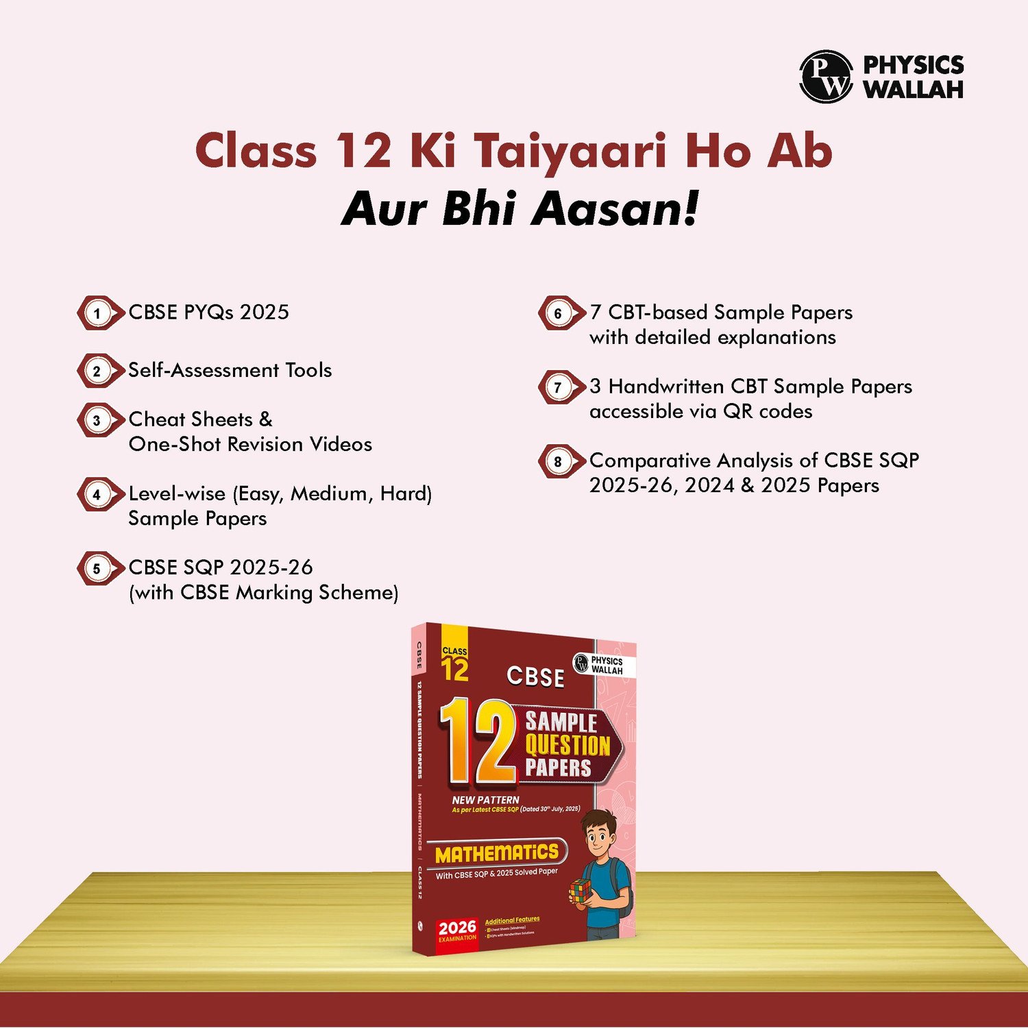 Image of ( OLD EDITION ) Pw Cbse Class 12 Sample Papers Mathematics (English, Paperback, unknown)