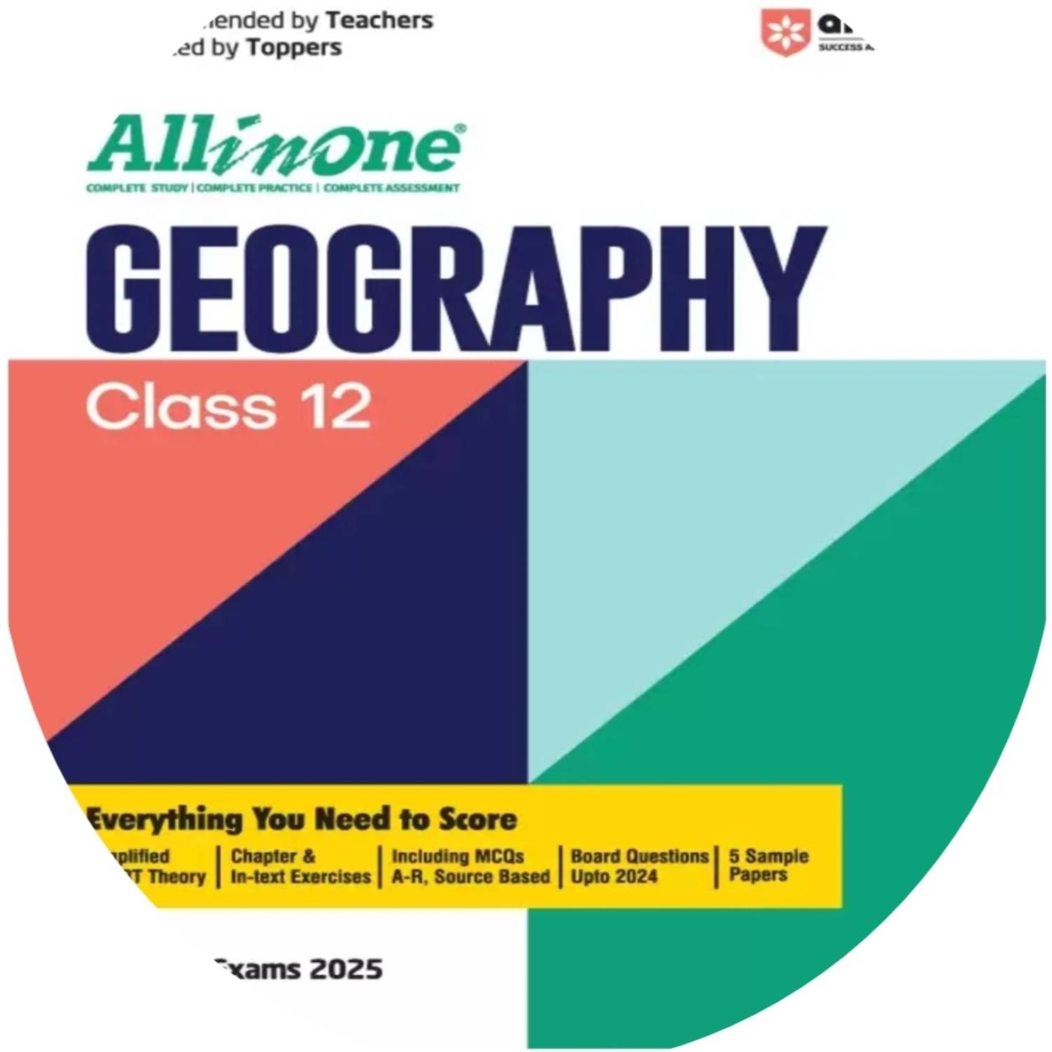 Arihant Publications All In One Geography
Class 12th Based On Latest NCERT For CBSE Exams 2025 | Mind map in each chapter | Clear & Concise Theory | Intext & Chapter Exercises | Sample Question Papers (Paperback, Brij Mohan Shrivastava)