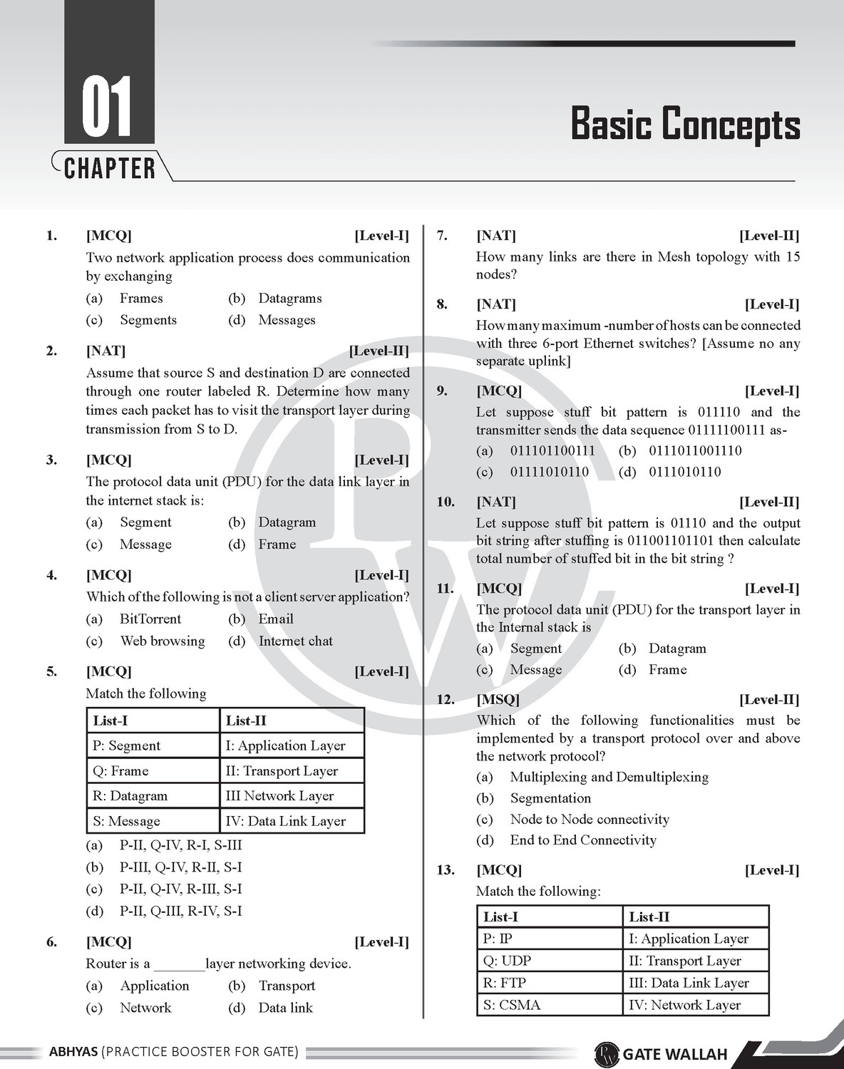 Image of PW GATE Abhyas Practice Booster For CS & IT with Mathematics & General Aptitude-3 Books
