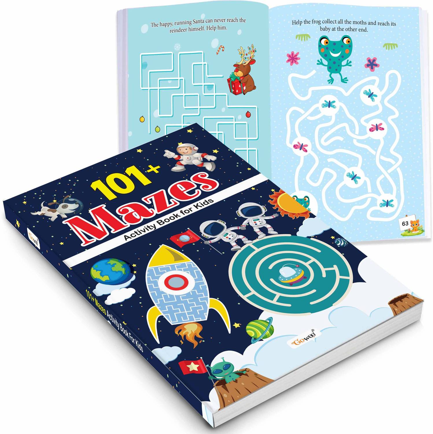 101+ Mazes Activity Book for Kids :- Educational fun for kids, Learnin