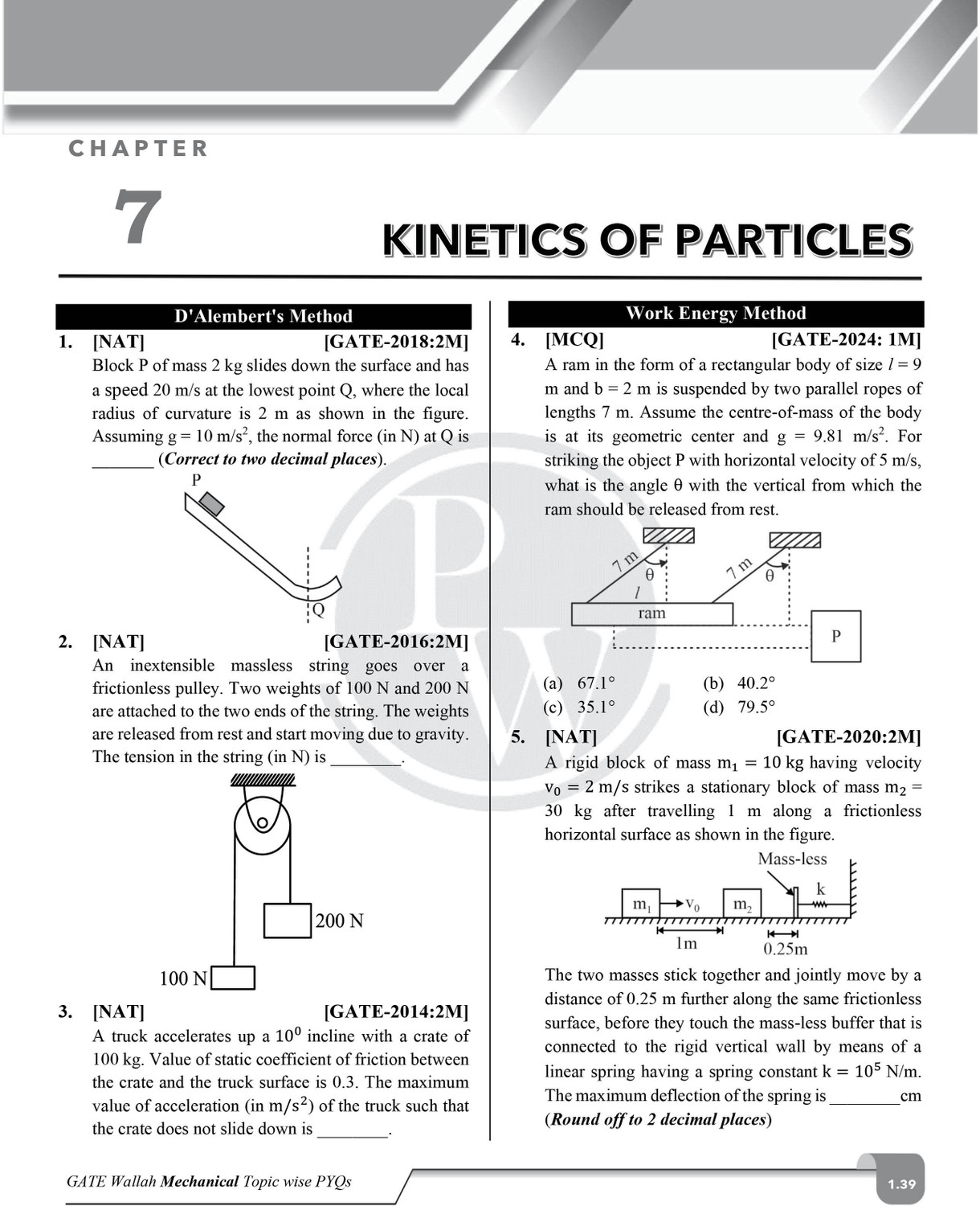 Image of PW GATEWALLAH Mechanical Engineering Previous Solved Papers For 2027 Exams