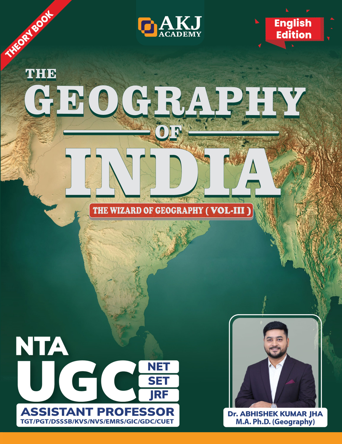 Image of The Wizard of Geography Vol III - English (Geography of India) | For NTA UGC NET, JRF, SET, TGT, PGT, Assistant Professor & Other Geography Exams