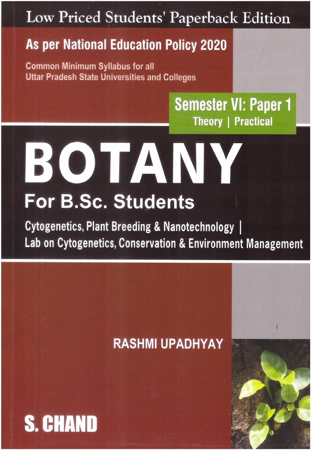 Botany for B Sc Students Semester Sixth Paper 1 Nep Up