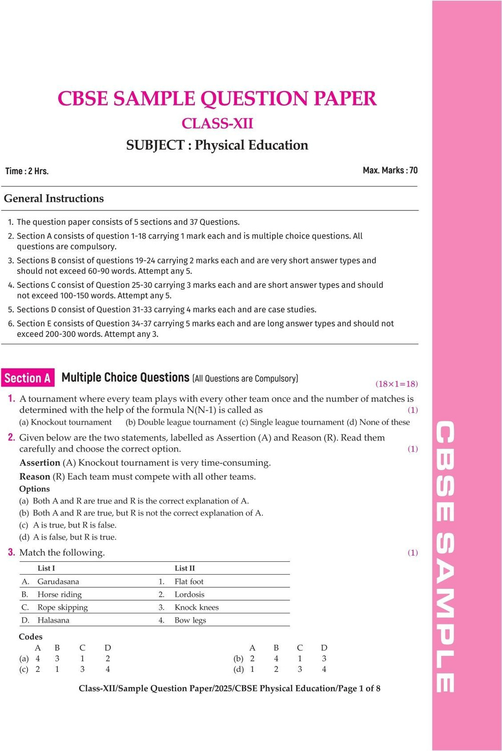 Image of Arihant i-Succeed CBSE Sample Question Papers 2026 Physical Education Class 12 | 15 Sample Papers | Fully Solved Sample Paper | Rapid Revision Sheets | Pre-Board Chapter Tests | CBSE Sample Paper