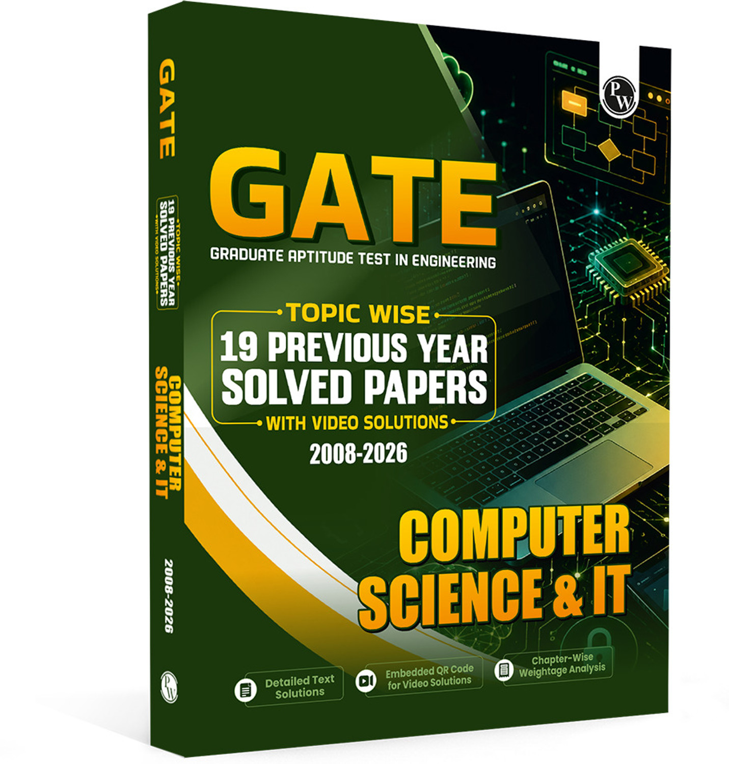 Image of PW GATEWALLAH Computer Science & IT Previous Solved Papers For 2027 Exams
