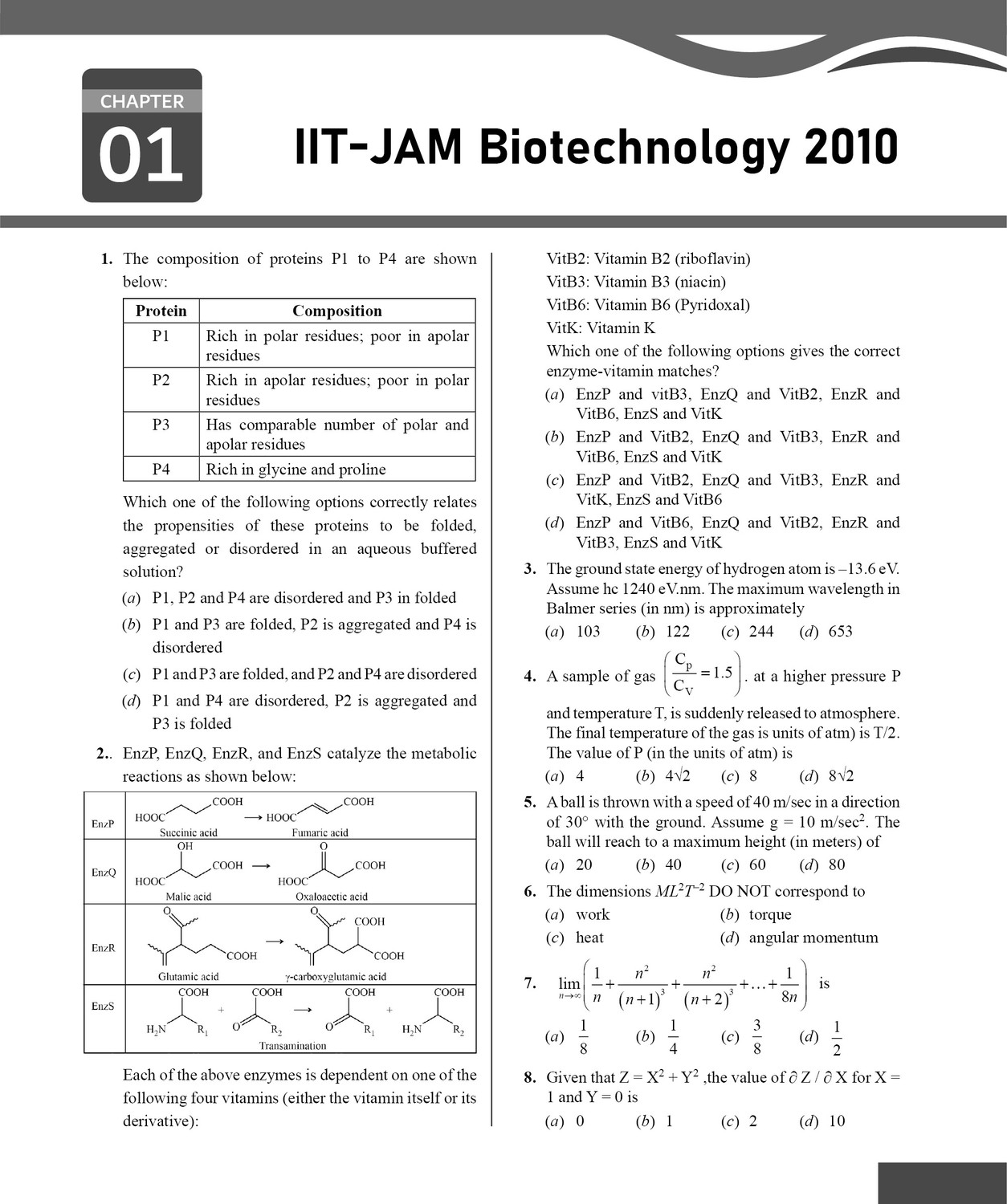 Image of PW Mega Solution Series Biotechnology Biochemistry Microbiology Vol 1 By Debasish Kar