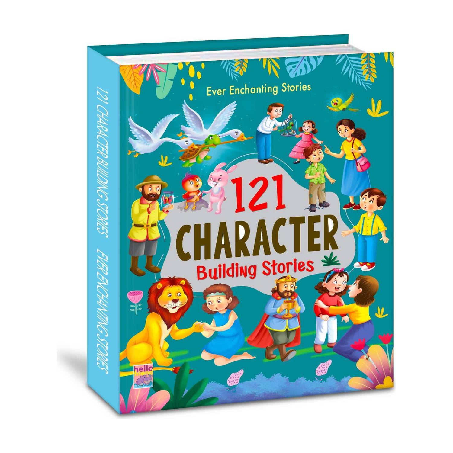 121 Character Building Stories - Illustrated Story Books for Kids and Childrens - Bedtime Moral Short Stories with Colourful Pictures in English - Ages 3+ Years